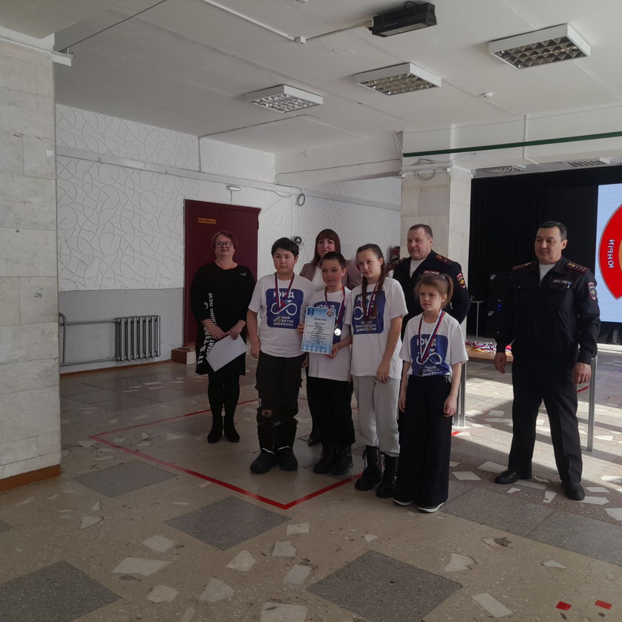 Районный слет юных инспекторов движения.